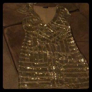 BeBe Sequin Cocktail Dress